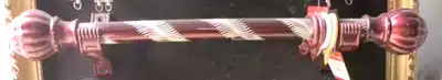 Curtain Rod Beijing curtain track-black walnut red brown white curtain rod-single rod
