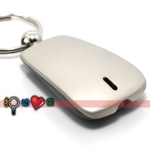 Luminous Car Styling Key Button Creative Gift Key Chain Lettering LOGO