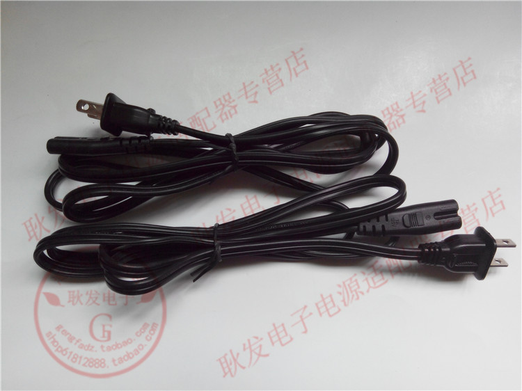 Brother Brothers QL-580N QL-570 Label printing machine Two-hole power cord