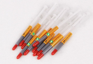 Needle type thermal paste, heat dissipation silicone, heat dissipation silicone grease, CPU heat dissipation paste, gray paste] small stick