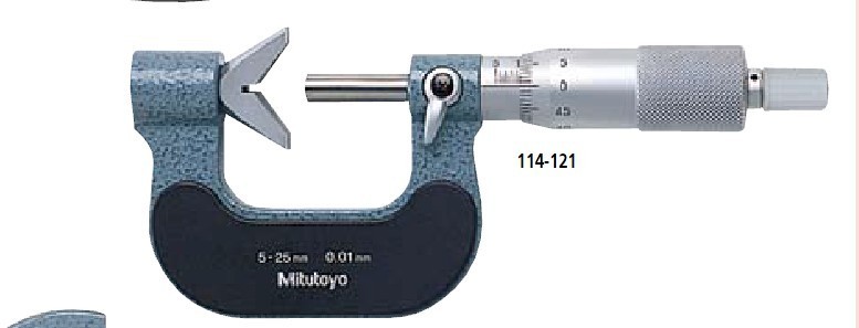 Japan's Sanfeng Mitutoyo Wugou outer diameter micrometer 114-123 (46-65 * 0 01mm)