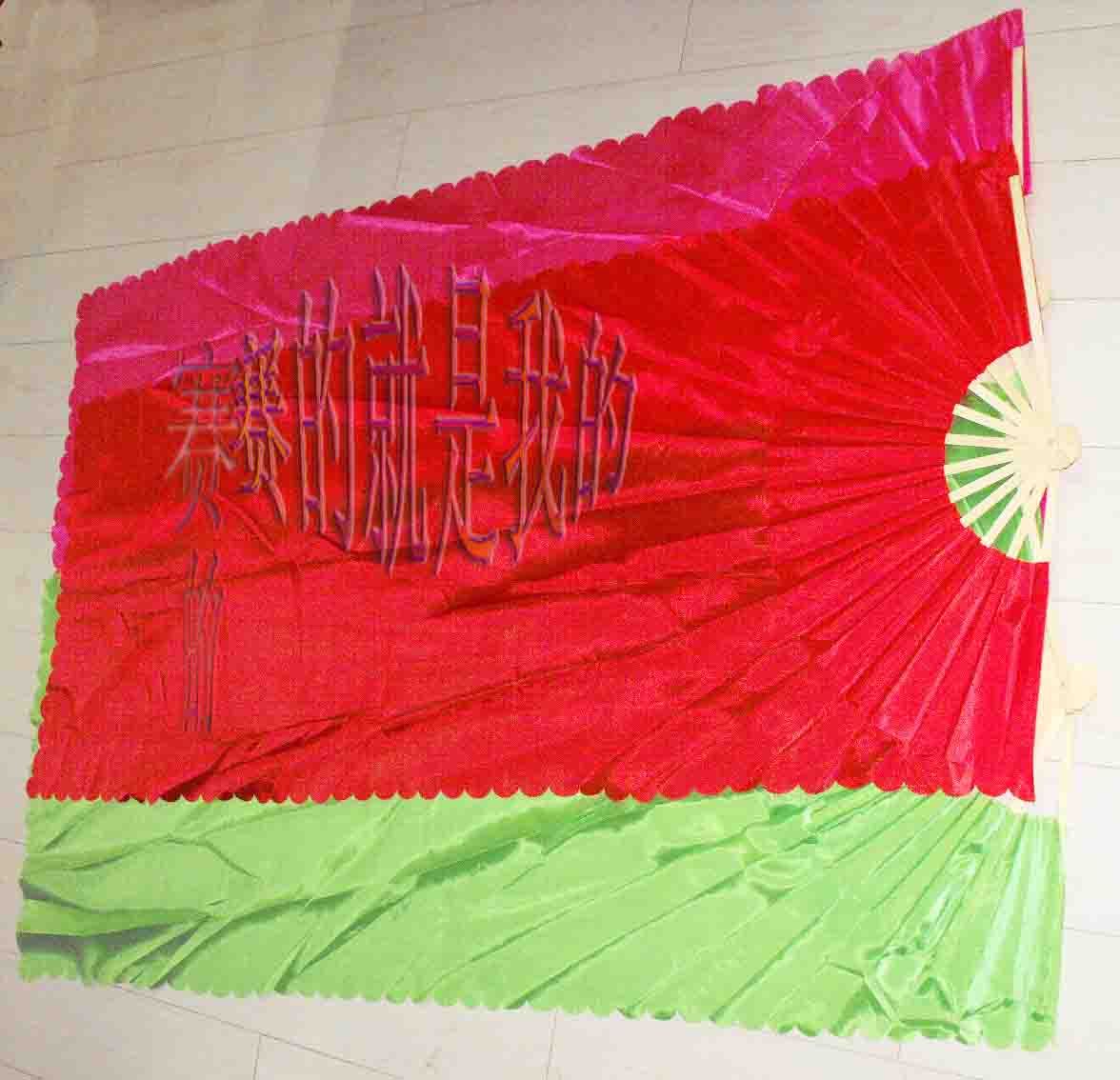 Long silk fan twisting seedlings song dance fan sub-left right hand 1 m long silk fan can book a length big dance fan