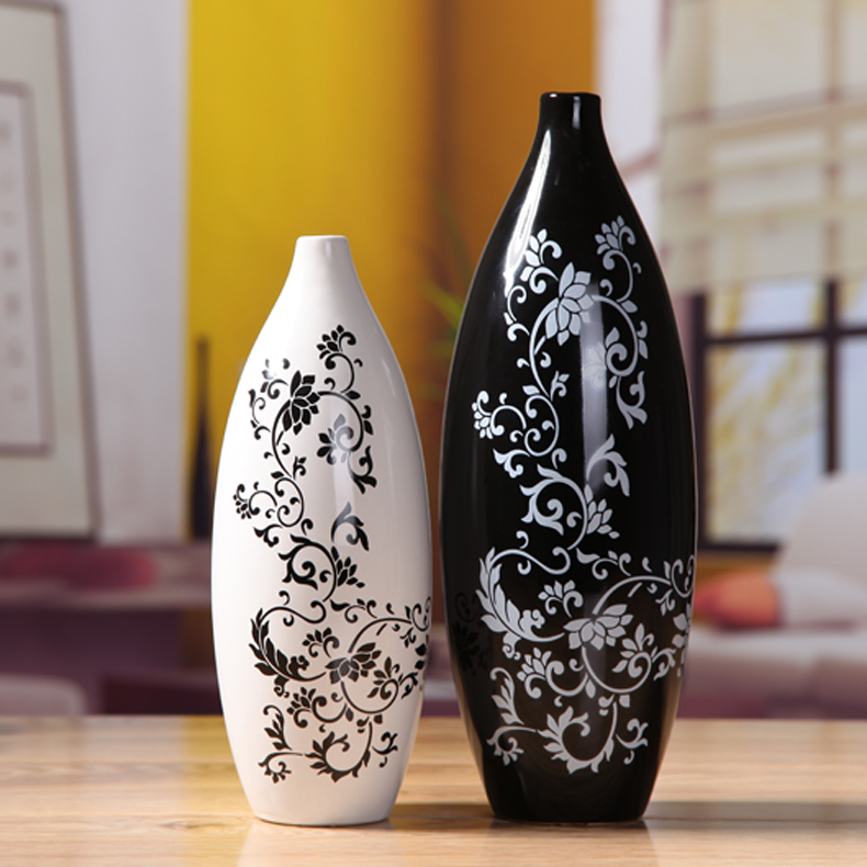 I and contracted household act the role ofing is tasted and white vase jingdezhen ceramic furnishing articles furnishing articles new soft outfit decoration