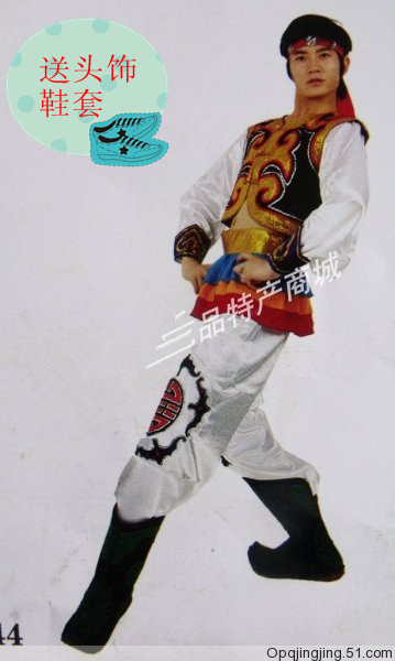 Ethnic minority men's clothing models Mongolian dance performances dress Mongolian performances New vintage dance solo dance
