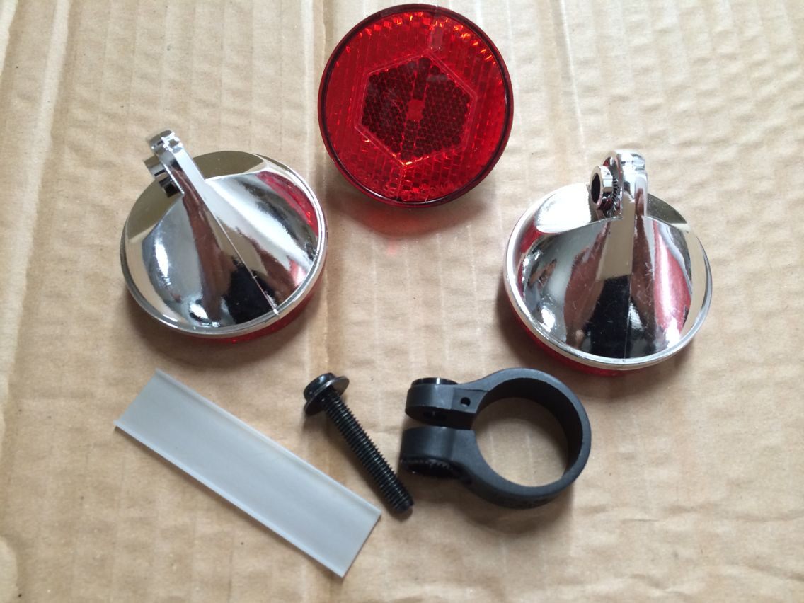 CAT EYE Side LIGHT Bicycle Taillight Side light Safety reflector Installation caliber 22 2