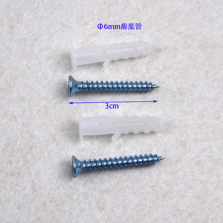 Screw with screw-flatulled tube screws mirror nails