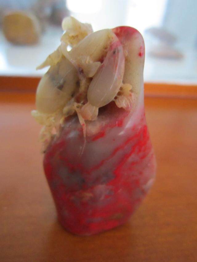 Changhua chicken blood stone soft frozen ground boutique handle piece popular old pit collection JX032