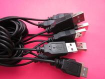 Mouse cable Keyboard cable USB interface cable length 1 5 meters copper clad steel wire OD2 8MM thick wire 2 8MM computer accessories