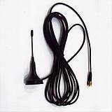 SMAJ small suction cup antenna gain 3DB line length 3 meters pole length 5CM car gain antenna frequency adjustable