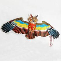 Bamboo skeleton kite medium owl kite traditional Weifang kite decoration kite props do not fly