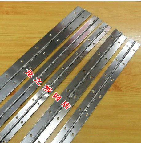 Yongjia 304 stainless steel long row hinge long hinge spec length 2 m Width 38MM thickness 1 5MM-Taobao