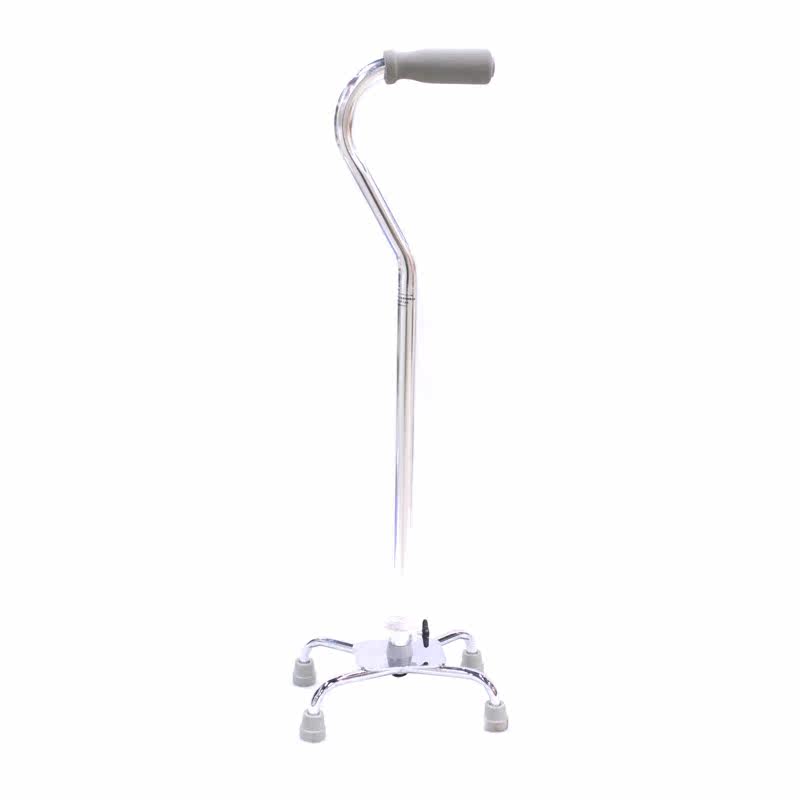 鱼跃四脚手杖YU851助行设备行动不便老人使用行走拐棍铝合金拐杖