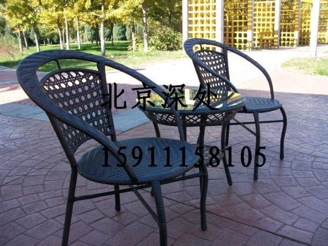 Rattan Chair Tea Table Kit One Table Two Chairs Outdoor Rattan Table And Chairs Courtyard Table And Chairs Combined Table And Chairs Bar Dining Table And Chairs