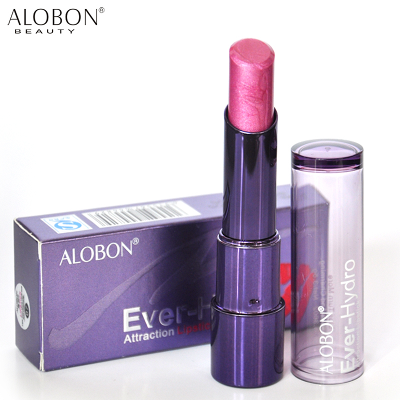 ALOBON/雅邦水漾恒彩诱色唇膏3.5g 橘色大红色 滋润保湿 彩妆裸妆
