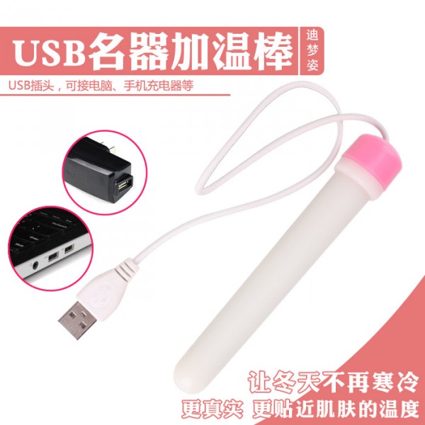 迪梦姿 USB加温棒 飞机杯 名器 阴臀倒模 加热棒 成人情趣性用品
