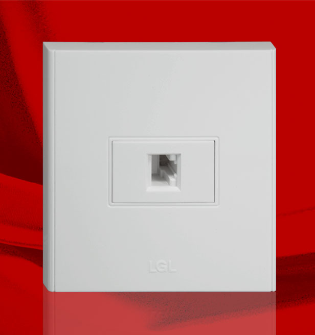 LGL Sonny Electrician V8 86 wall switch eight-core data socket computer socket copper terminal