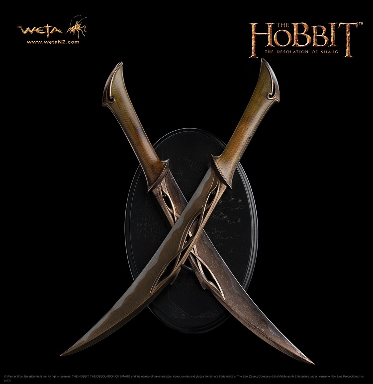 Book the Hobbit Hobbit WETA Silvan Elf Taurell Tauriel Knife