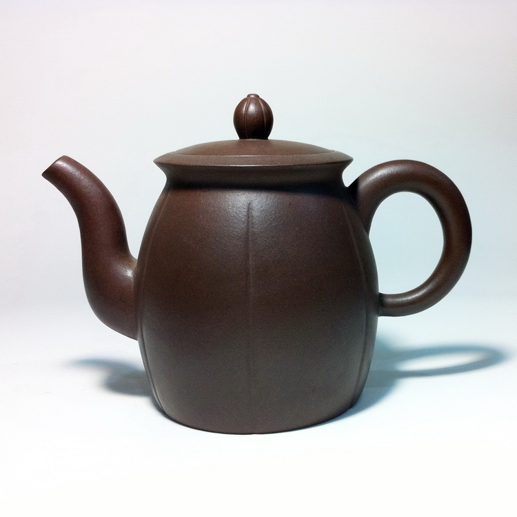 Yixing purple clay pot collection large bowl melon original mine fight purple mud 300cc strength ceramic hand Aftershock boutique Seiko pot