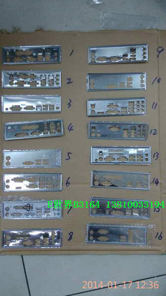 Main board host shell bezel large full E350 ultra-thin work control bezel DVI to make various motherboards full height semi-high baffler