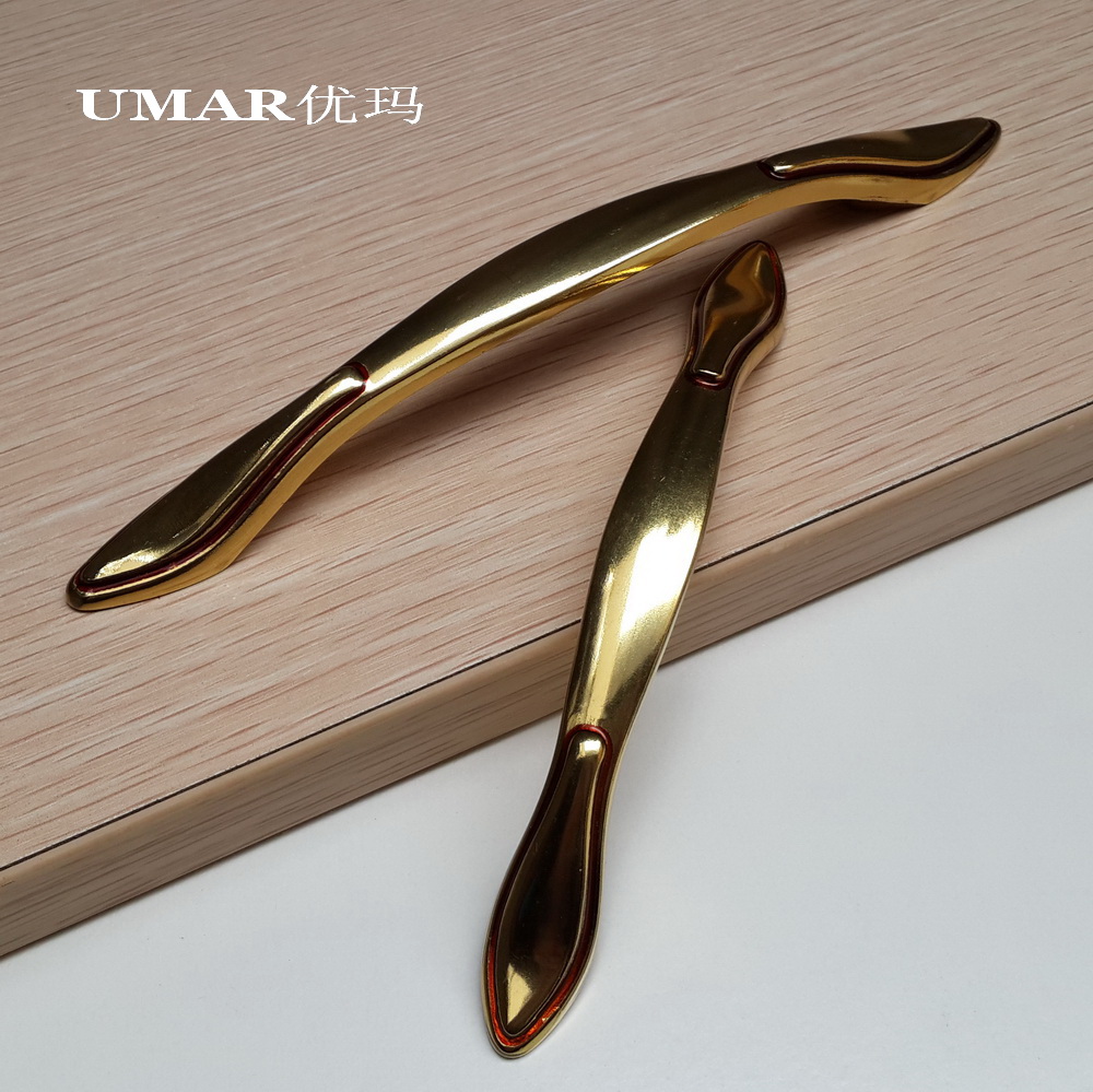 Crown UMAR Umar Home Furniture Pure Copper Cabinet Door Handle Eurostyle Overall Cupboard Door Handle Full Copper American Drawer Handle