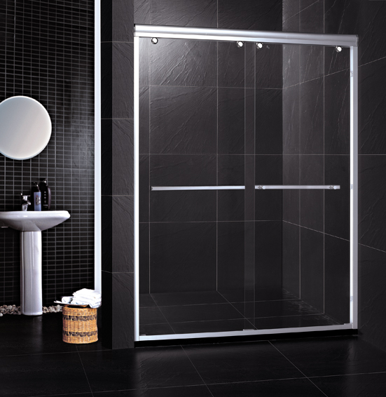 Bathroom tempered glass partition shower room simple screen sliding door Non-standard custom one-line partition shower room