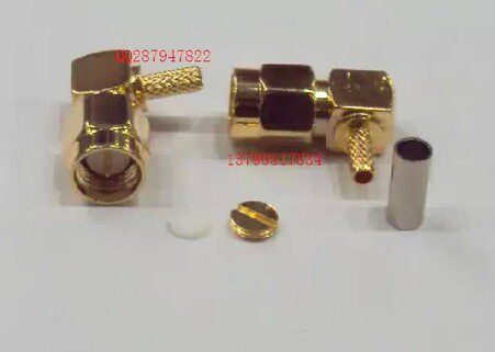 High frequency SMA-JW-1 5 coaxial 2 4G module jumper head radio frequency SMA male elbow AP antenna wiring head excellent