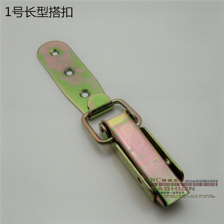 Colour Zinc Buckle 83 Long Buckle Equipment Box Buckle Hardware Catch Box Buckle Wooden box accessories