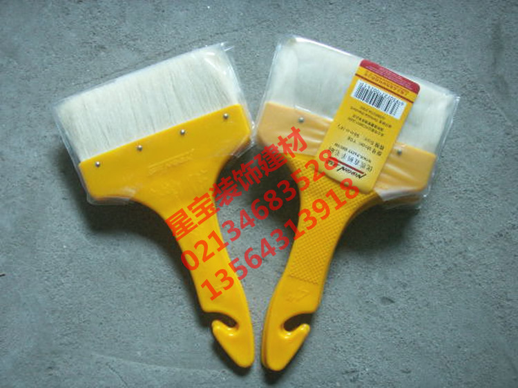 Punctual wool brush high-grade plastic handle wool brush high-grade paint brush 3 inches 4 inches 5 inches