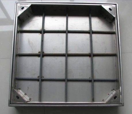 Stainless steel steel cover 500*500*50*3 square seamless manhole cover sinking marble tiles
