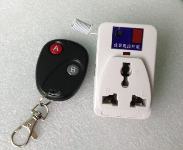 High quality socket Wireless remote control socket 220 volt single high power electric switch manufacturers direct sales of GV-RKCZ