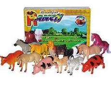 Игрушки-животные 仿真橡胶静态恐龙世界野生动物套装恐龙玩具模型儿童男孩玩具包邮 Ausini