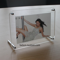 Acrylic rounded image frame transparent acrylic photo frame Photo Frame 5 6 7 8 10 12 inch crystal texture table card