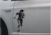 Messi 10 Barcelona Football car sticker star personality car reflective sticker pull flower logo