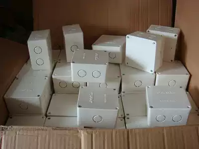 guo lu he middlebox PVC junction box 107mm * 107mm * 6 1cm high
