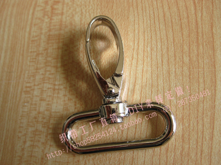 Second kill price internal diameter 3 8CM pack metal accessories high quality lobster buckle keychain