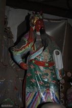 In the early days of liberation sculpture porcelain factory porcelain carving Confucius Guan Gong Land