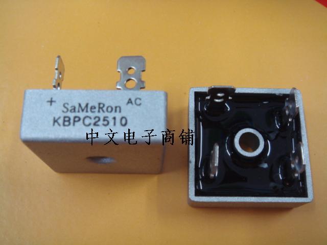 KBPC2510 rectifier bridge 25A bridge stack single-phase square bridge size 28*28 bridge rectifier KBP2510
