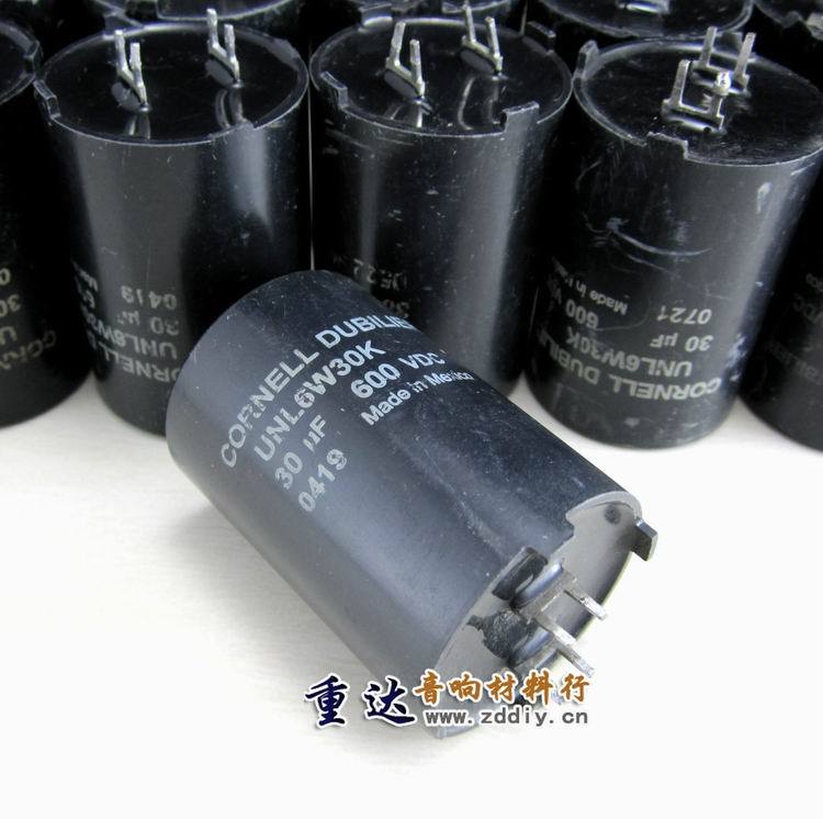 CORNELLDUBILIER (large D) film capacitor 30 UF600V