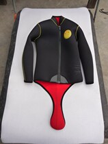 The wetsuit three-piece wetsuit diving bao nuan fu 8mm thick nei fleece lined