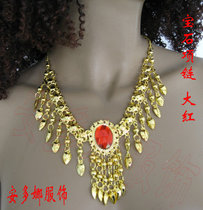  Belly Dance Dance Accessories Adult Children plus diamond necklace Indian Dance Gem necklace Head chain Special offer