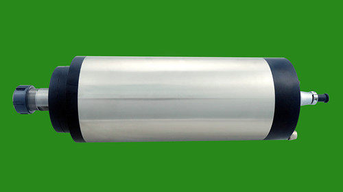 Huajiang water-cooled engraving machine spindle 5 bearings 125*4 5KW ER25 machine warranty one year bearing half a year