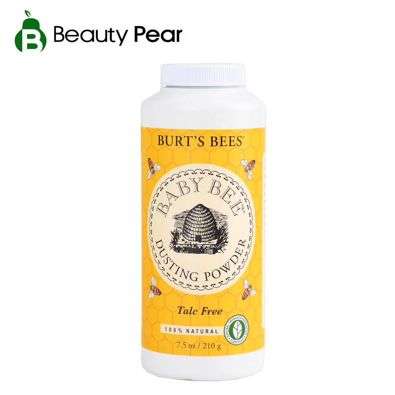 美国Burt’s Bees小蜜蜂婴儿爽身粉不含滑石粉宝宝天然玉米痱子粉