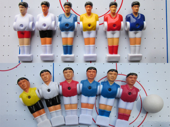 Football machine Table football accessories Special villain Player doll Human doll Desktop football table foosball