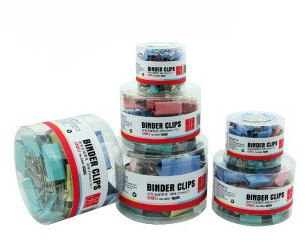 Deli 8556 tube color Deli long tail ticket clip 15mm long tail clip bill clip 60 boxes