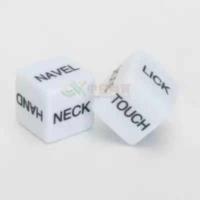 English sex dice couple dice DICE creative game color sieve pair 1 2cm 1 6cm 1 8cm