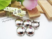 DIY Rivet Claw Tinting Bag Shoes Clothes Material Round Claw Nail Rivets Willow Nail Silver Color