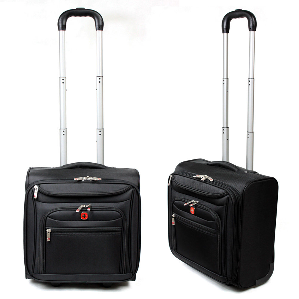 16寸商务牛津登机箱男电脑拉杆箱空姐旅行箱承接企业定制印字LOGO