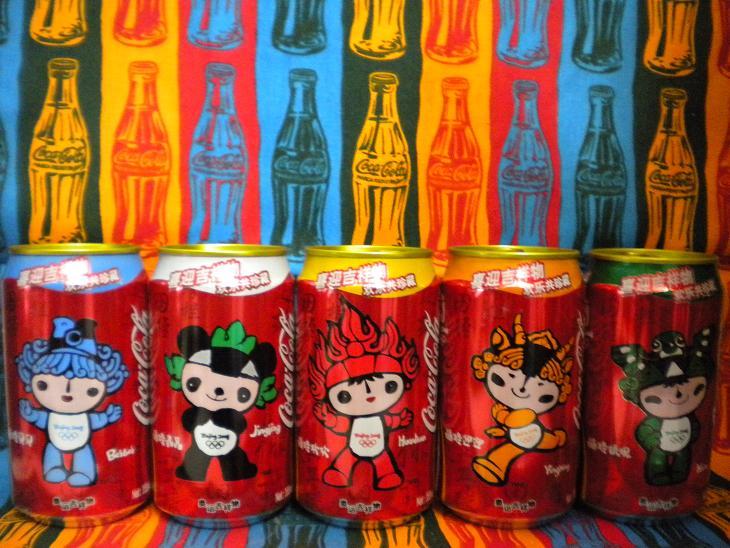Coca-Cola Fuwa 2008 Olympic mascot 355ml commemorative can