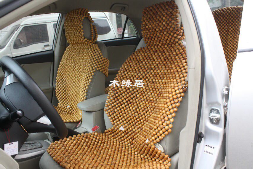 Pure Vietnamese fragrant wood Lieven cap car Five pieces of cushion complete with 5 pieces of fragrant wood seat cushion