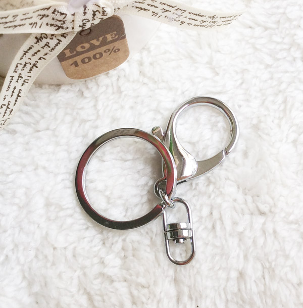 Thousands of cross-stitch keychain key ring DIY handmade accessories send chain